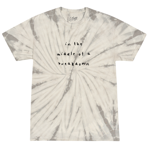 Breakdown White Tie Dye Tee