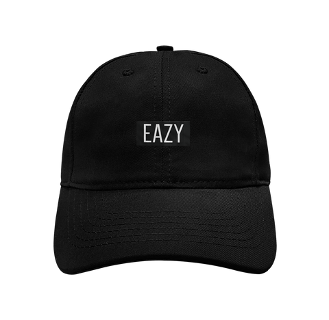 Eazy Box Logo Black Dad Hat