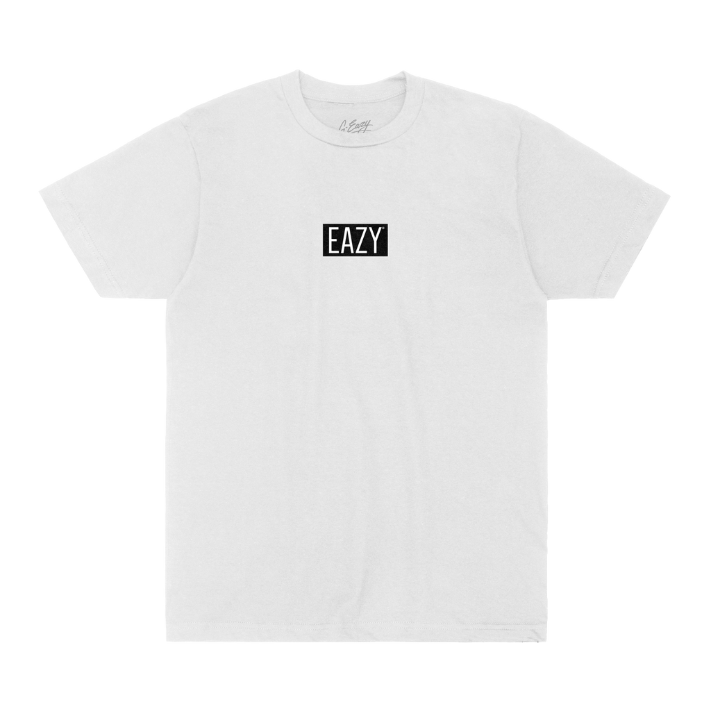 Eazy Box Logo White Tee