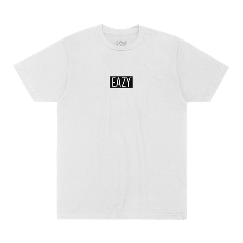 Eazy Box Logo White Tee