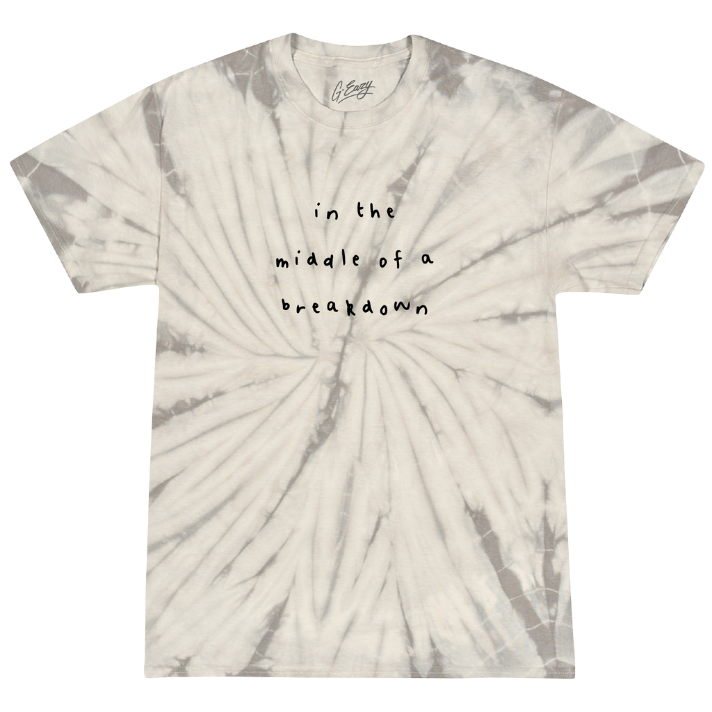 Breakdown White Tie Dye Tee G Eazy
