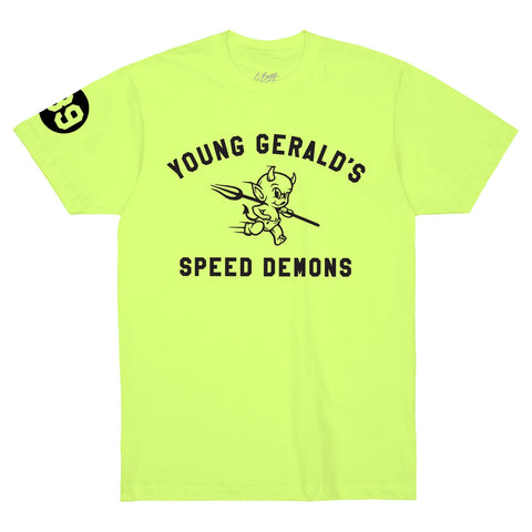 Neon Green Speed Demons Tee