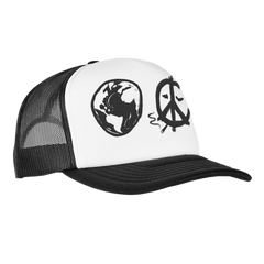 BTSXDM4 ミニオンコラボ PEACE SIGN TRUCKER HAT World Peace Trucker Cap – G-Eazy.com
